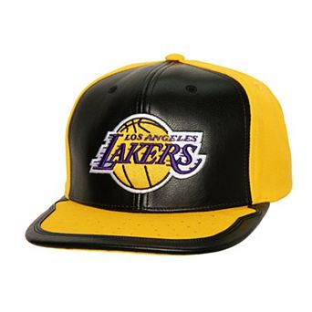 Men's Mitchell & Ness Black/Gold Los Angeles Lakers Day One Snapback Hat