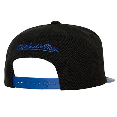 Men's Mitchell & Ness Black/Royal Golden State Warriors Day One Snapback Hat