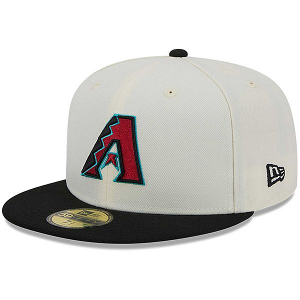 Men's New Era Cream Arizona Diamondbacks Evergreen Chrome 59FIFTY ...