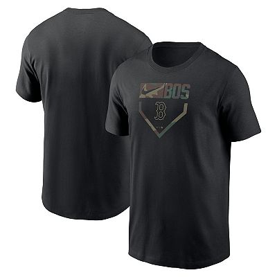Camouflage red sox shirt top
