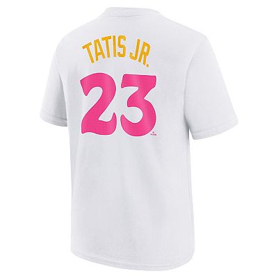 Youth Nike Fernando Tatis Jr. White San Diego Padres Fuse