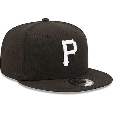 Men's New Era Black Pittsburgh Pirates Team 9FIFTY Snapback Hat