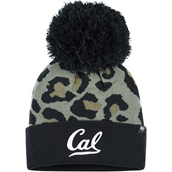 Women's '47 Hunter Green Cal Bears Bagheera Cuffed Knit Hat with Pom