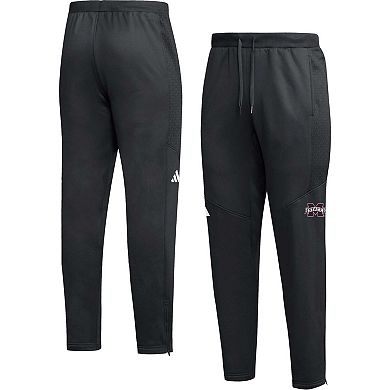 Men's adidas Black Mississippi State Bulldogs 2023 Travel AEROREADY Tapered Pants