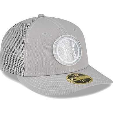 Men's New Era  Gray Milwaukee Brewers 2023 On-Field Batting Practice Low Profile 59FIFTY Fitted Hat
