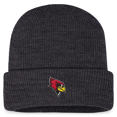Men's Top of the World Charcoal Illinois State Redbirds Sheer Cuffed Knit Hat