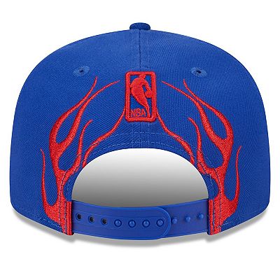 Men's New Era Royal Philadelphia 76ers Rally Drive Flames 9FIFTY