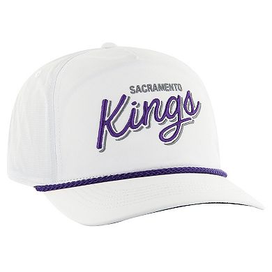 Men's '47 White Sacramento Kings Fairway Hitch brrr Adjustable Hat