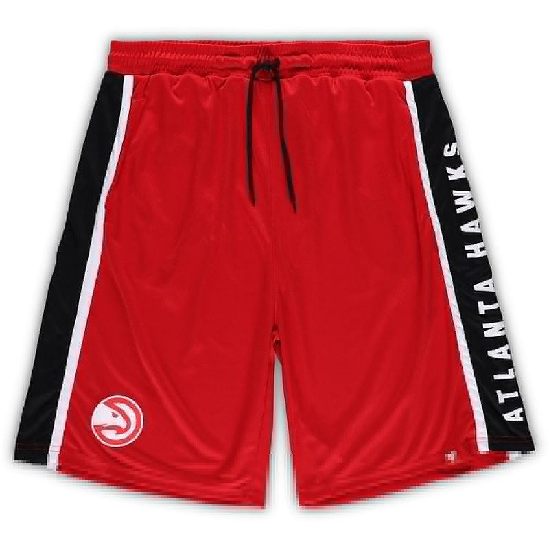 Men's Fanatics Red Atlanta Hawks Big & Tall Referee Iconic Mesh Shorts, Size: 3XB