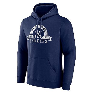 Men's Fanatics Branded Navy New York Yankees Big & Tall Utility Pullover Hoodie