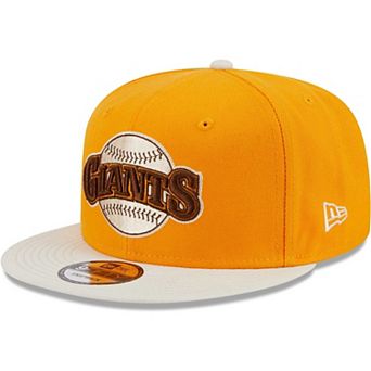 Men's New Era Gold San Francisco Giants Tiramisu 9FIFTY Snapback Hat