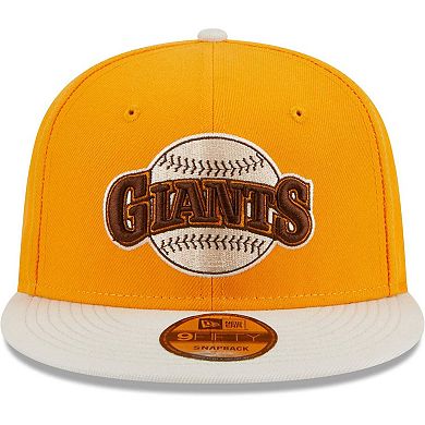 Men's New Era Gold San Francisco Giants Tiramisu 9FIFTY Snapback Hat