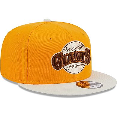 Men's New Era Gold San Francisco Giants Tiramisu 9FIFTY Snapback Hat