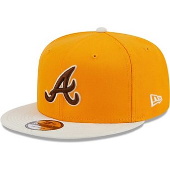 Men's New Era Gold Atlanta Braves Tiramisu 9FIFTY Snapback Hat
