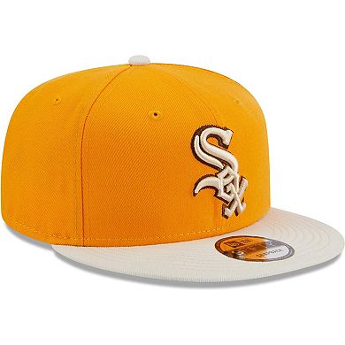 Men's New Era Gold Chicago White Sox Tiramisu 9FIFTY Snapback Hat
