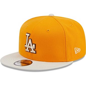 Men's New Era Gold Los Angeles Dodgers Tiramisu 9FIFTY Snapback Hat