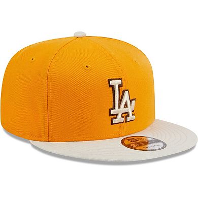 Men's New Era Gold Los Angeles Dodgers Tiramisu 9FIFTY Snapback Hat