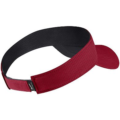 Men's Nike Crimson Washington State Cougars 2023 Sideline Performance Adjustable Visor