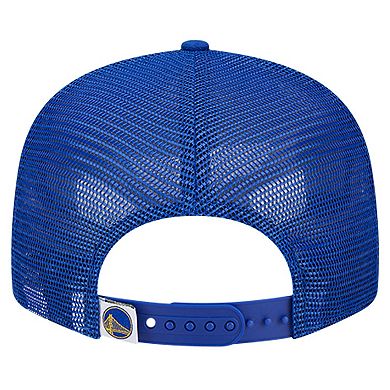 Men's New Era Royal Golden State Warriors Evergreen Meshback 9FIFTY Snapback Hat