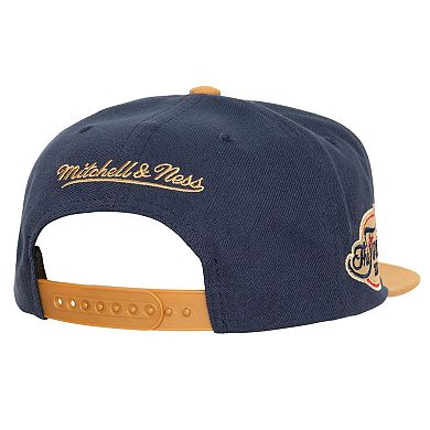 Men's Mitchell & Ness Navy Los Angeles Lakers Work It Snapback Hat