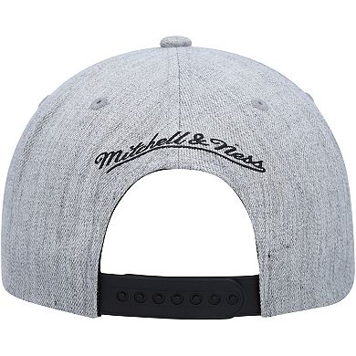 Men's Mitchell & Ness Heather Gray Portland Trail Blazers Hardwood Classics 2.0 Snapback Hat