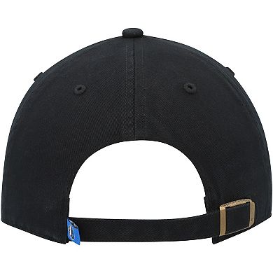 Men's '47 Black Dallas Mavericks Team Logo Clean Up Adjustable Hat
