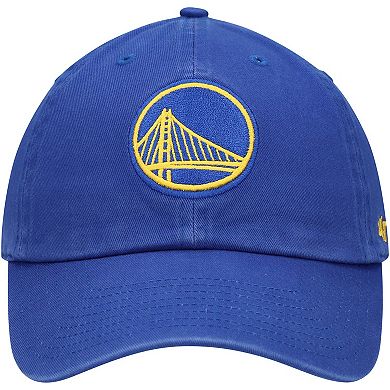Men's '47 Royal Golden State Warriors Team Clean Up Adjustable Hat