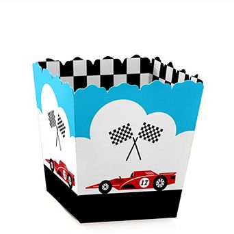 Big Dot Of Happiness Let's Go Racing Racecar Mini Favor Boxes Party Treat Candy Boxes 12 ct