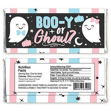 Big Dot Of Happiness Boo-y Or Ghoul Candy Bar Wrapper - Halloween ...