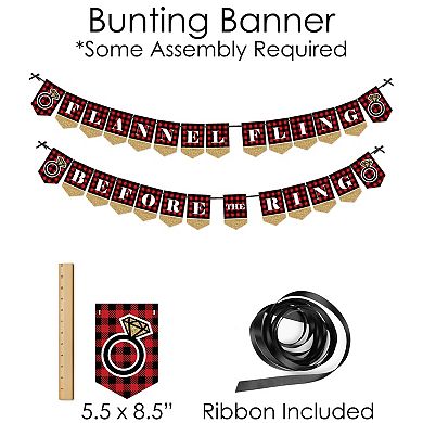 Big Dot Of Happiness Flannel Fling Before The Ring Decorations Bachelorette Doterrific Bundle