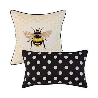 Donna Sharp Wild One Patch 2 pc Pillow Set