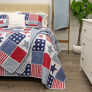 Donna Sharp Star and Stripe Quilt Set