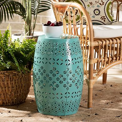 Baxton Studio Lavinia Outdoor Side Table