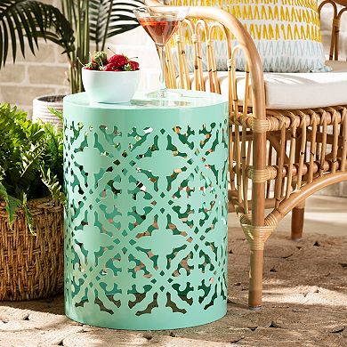 Baxton Studio Jamila Outdoor Side Table