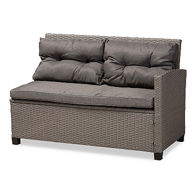 Baxton Studio Darian 4-piece Patio Set