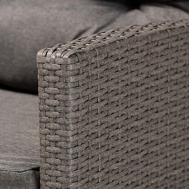 Baxton Studio Darian 4-piece Patio Set