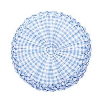 Levtex Home Radela Gingham Round Throw Pillow