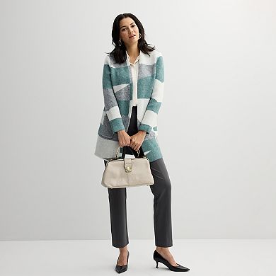 Women's Nine West Clean Collar Coatigan