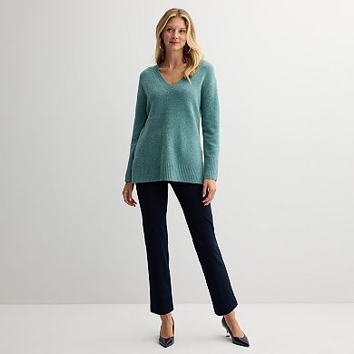 Women's Nine West V-Neck Tunic Sweater