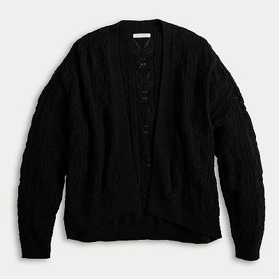 Kohls black cardigan hotsell