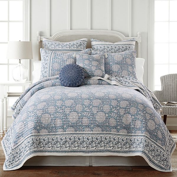 Levtex Home Adare Blue Quilt Set with Shams