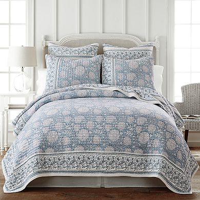 Levtex Home Adare Blue Quilt Set with Shams