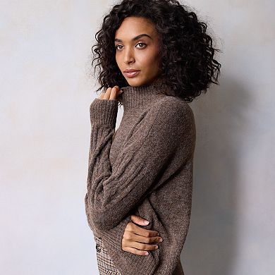 Women's LC Lauren Conrad Mockneck Pullover Sweater