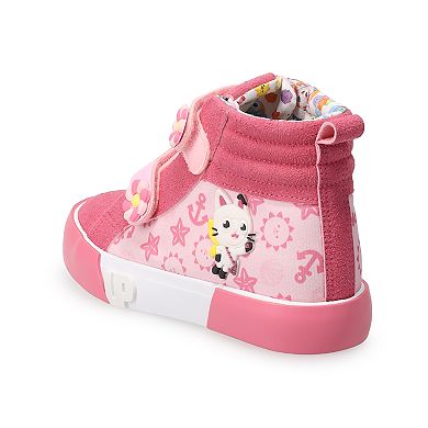 Gabby's Dollhouse Little Girls High Top Sneakers