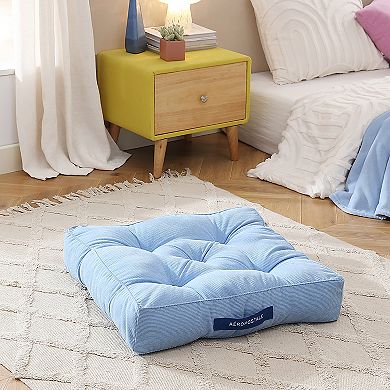 Aeropostale Light Blue Corduroy Floor Cushion