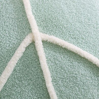 Aeropostale Peace Plush Knit Decorative Pillow