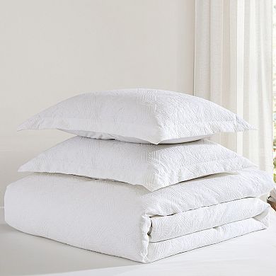 Levtex Home Matelasse Bright White Comforter Set with Shams
