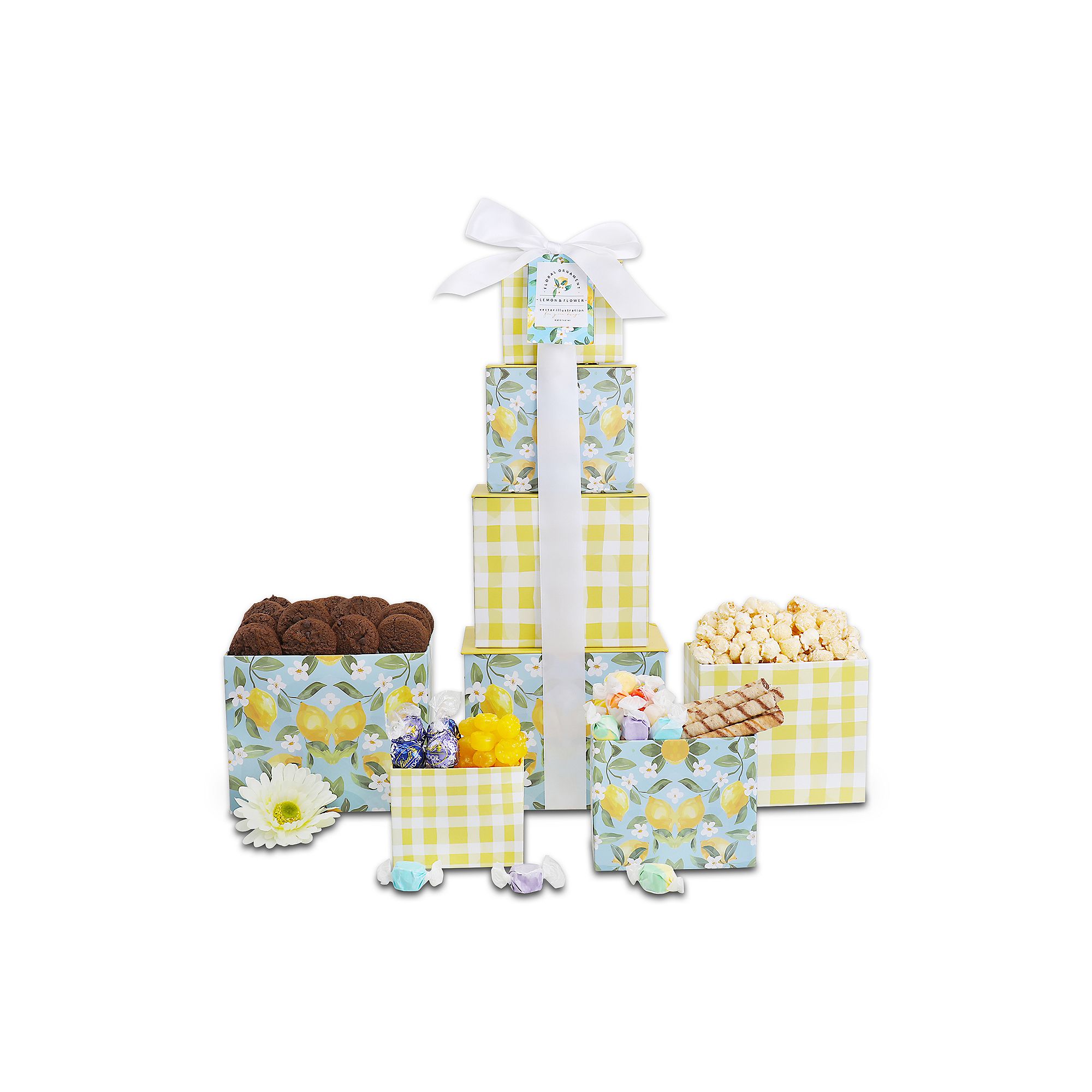 Alder Creek Gift Baskets Sweet Floral Tower, Multi