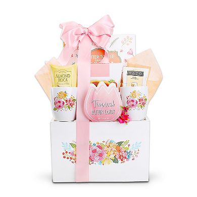 Alder Creek Gift Baskets Find Me in the Garden Tea Crate