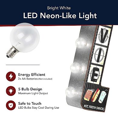 American Art Décor Now Showing Movie LED Marquee Wall Sign